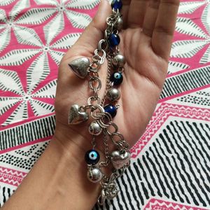 Evil Eye  Heavy Chain Bracelet