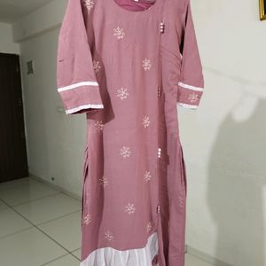 Designer Pink Kurti