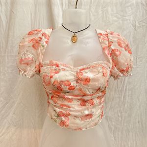 URBANIC Floral Printed Top