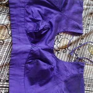 Customised Violet Blouse Fully Stitched