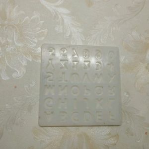 Small Alphabet Silicon Mould For Resin