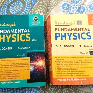 Class 11th Pradeep Fundamental Physics Both Volume