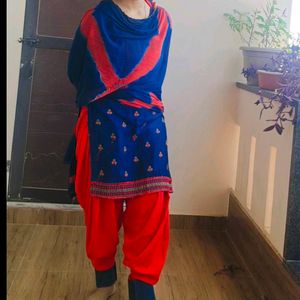 Patiyala Punjabi Suit Full Set Like New 🚫 No Coin