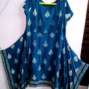 A Line Dark Blue🔵 Beautiful Kurta