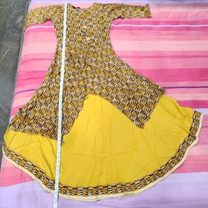 Multi-layered Kurti- Yellow