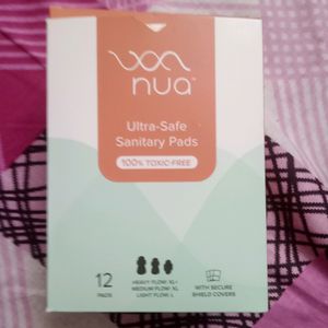 Nua sanitary pads 3 packs 12 pad in each b