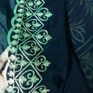 Elegant Black Sharara Suit