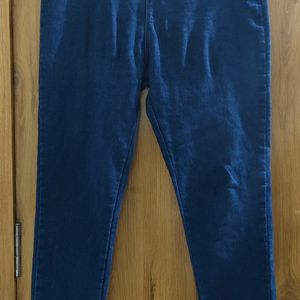 Skinfit Dark Blue Skin Fit Denim Jeggins