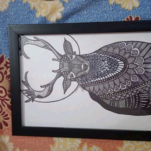 Handmade Framed Painting