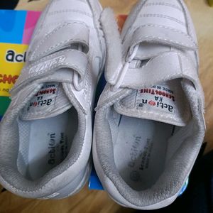 Action White School Shoes In 13 Number