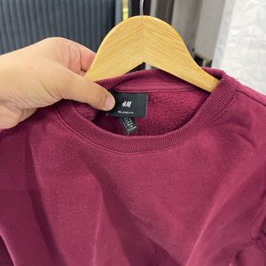 Burgundy Sweatshirt by H&M