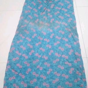 Blue Color Maxi Gown For XXL At Rs 199 Only