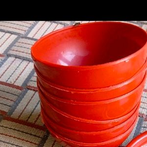 Plastic Bowls Set Of 6