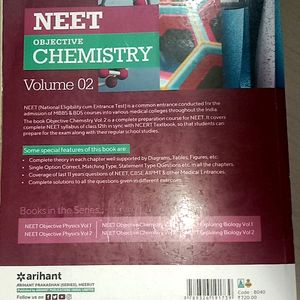 Arihant NEET Objective Chemistry Class 12th