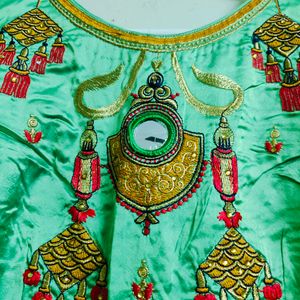 Wedding Pithi Lahengha Choli