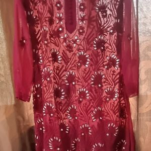 Beautiful Lukhnawi Kurti