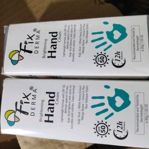 NEW WITH TAH FIX DERMA BRIGHTENING HAND CREAM