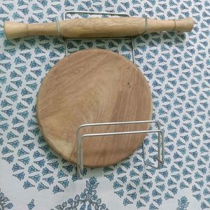 Beautiful Chakla Belan/Rolling Pin With Stand