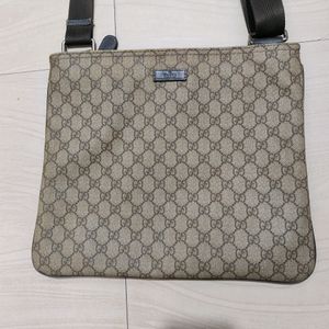 Gucci GG Monogram Supreme Large Shoulder Unisex Ba