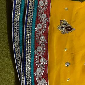 READY TO WEAR SAREE. It’s A Ghagra Come Heavy