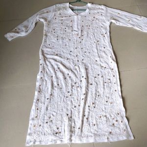 Chikankari Kurta With Gota Patti