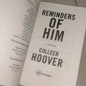 Colleen Hoover Reminders Of Him