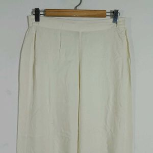 Off White Printed Palazzo Pant For Women's