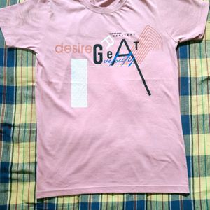 Pink T-shirt For Men 👕