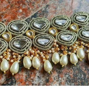 Sameera Double Layer Polki Choker