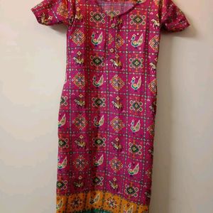 Pink Kurta For Women