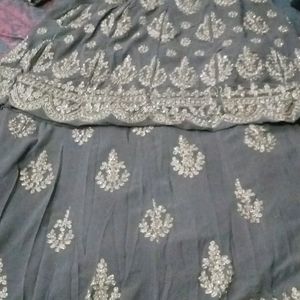 Lahenga Frock Set With Dupatta