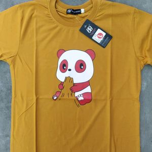 Brand New Cotton Panda Printed T-shirt