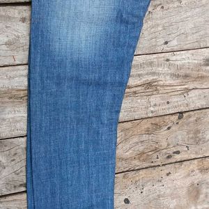 Navy Blue Jeans For Regular Wear