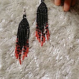 Beads Tassel Earrings