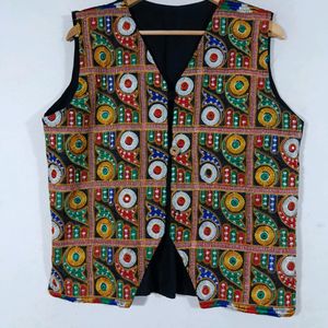 Multicolor Embroidered Overcoat (Women's)