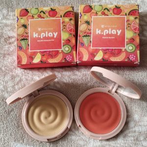 Combo Of 2 Myglamm K.Play Blush & Highlighter