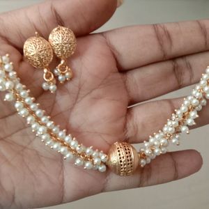 New Pearl Necklace Set