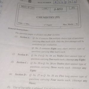 Maharashtra State Board 12th Question Paper Scienc