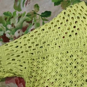 Neon Green Crochet Top