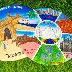 Wall Decorating Plates (7 In 1 , Gateway Of India)