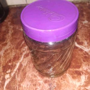 2 Old & Strong Glass Jar (1 Big & .2nd Medium Size