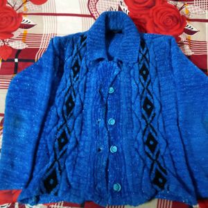 Blue Shimmer Sweater