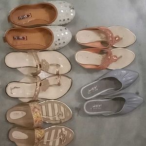 5 Pair Of Sandles