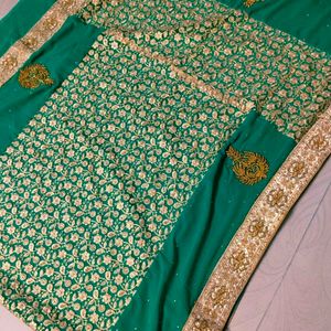 Combo Offers Georgette  Designer Saree