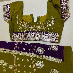 navratri special lehnga saree