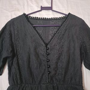 Charcoal Colour Top For Ladies