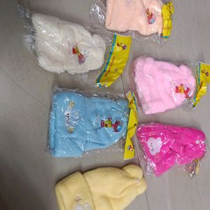 5 Pcs Kids Cap Woolen