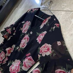 Flower Print Top