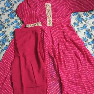 New/Unused A Line Kurti With Pant