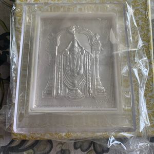 Tirupati Balaji Pure Silver Frame